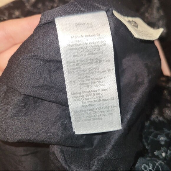 Madewell Black Floral Midi Dress - Picture 9 of 9